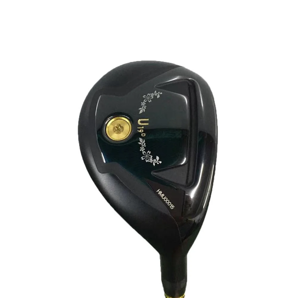 Golf club I.H.A black/gold Golf Hybrids with Shaft, 19, 22, 25, 28 Degree, Standard mood, High Reverse Golf R, S, SR, New