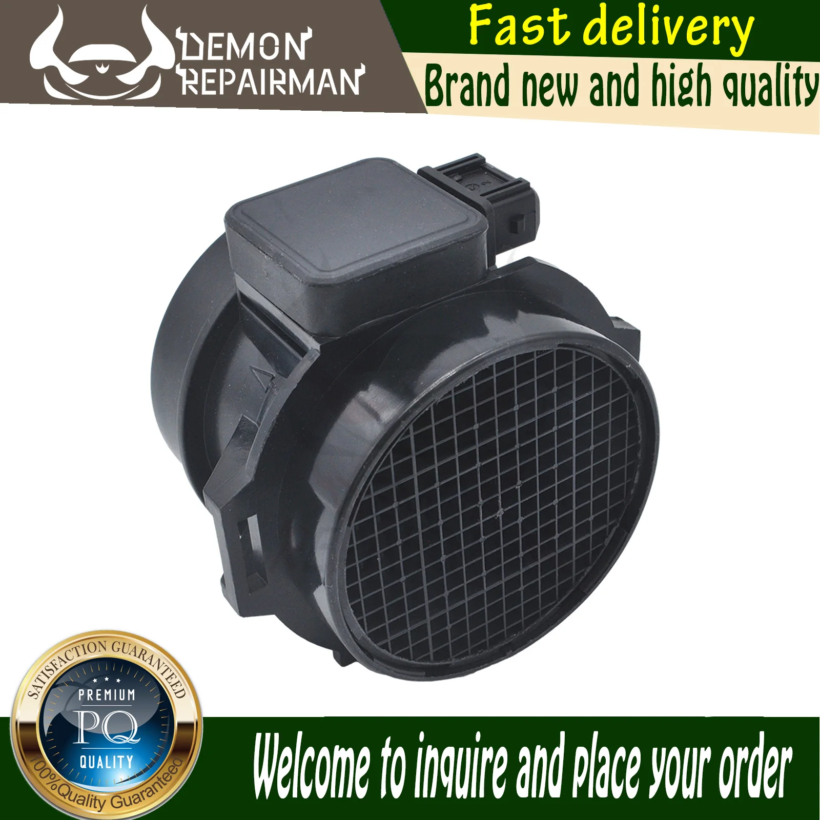 Mass Air Flow Sensor 5WK9605 Compatible with Suzuki Verona BMW 325xi 325i Z3 525i Land Rover Freelander 2.5L Volvo S40 V40 1.9L