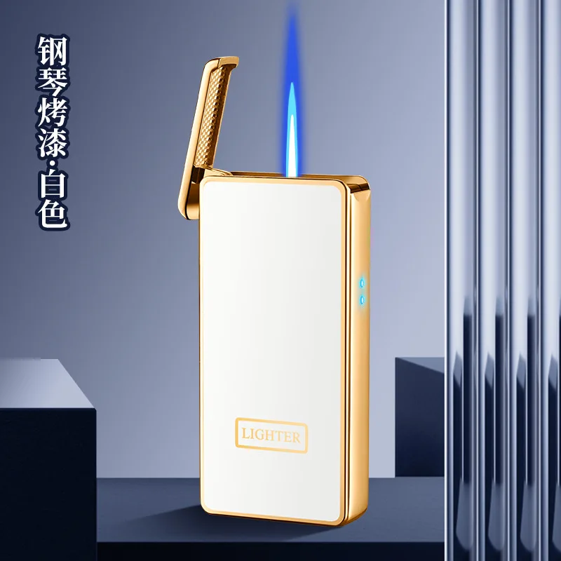 ntelligent Voice Control Switch Ignition Lighter Gas Electric Integrated USB Inflatable Lighter Smoking Accessories Gift Tool