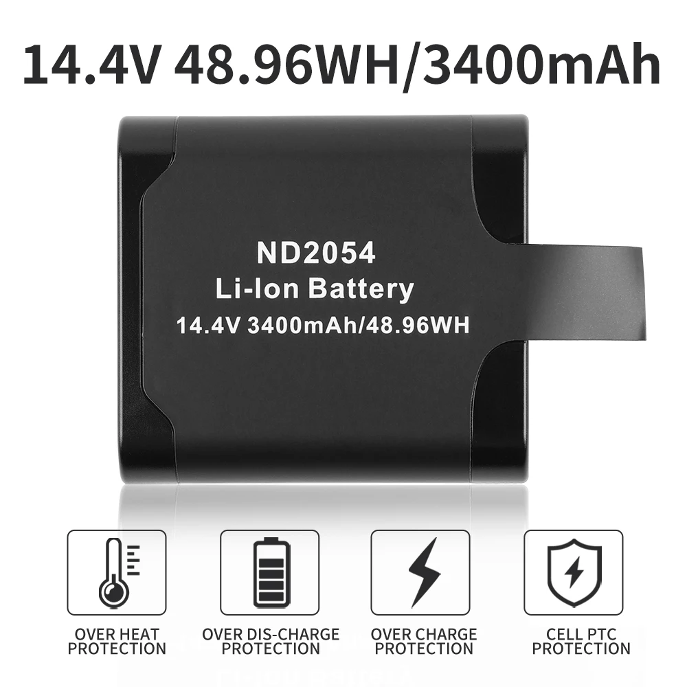 LUSONBAY ND2054 Replacement Battery For Artec Ray long-range 3D scanner ND2054HD25 ND2054HD29 ND2054HD34 ND2054iN31 REF90522