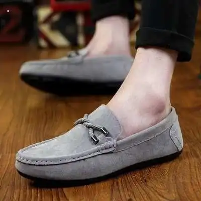 Sepatu Pria Kasual Lowtop Flat oes Faionable Flats Doug Nyaman Spor Slip-On Loers ujung bulat Sol Karet EVA