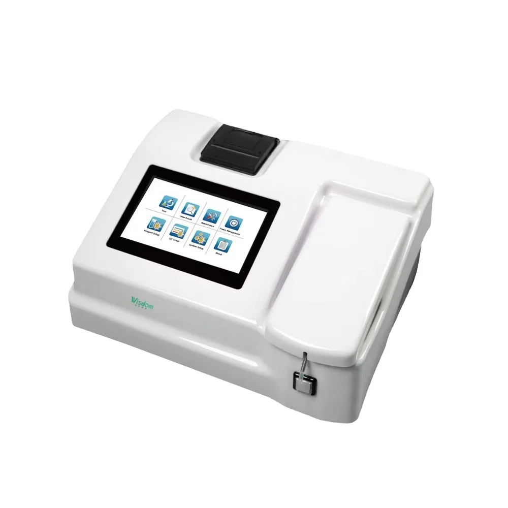 ES-103 Semi-Auto  Analyzer Touch Screen Pet Industrial Inspection Electronic Power WISDOM  Veterinary Clinical Equipment