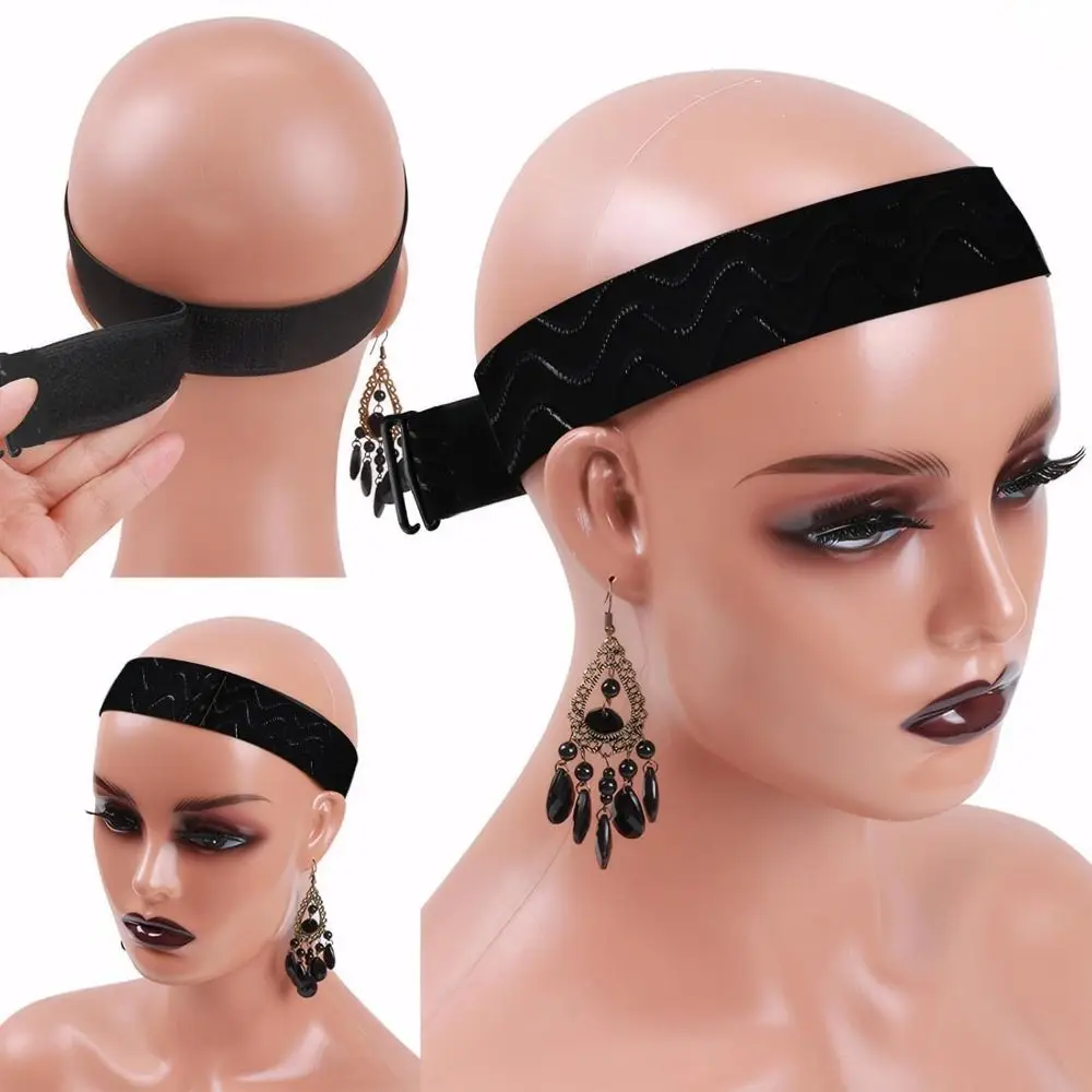 

Hot Comfortable Wig Band Breathable Adjustable Design Wig Grips Fixed Non-Slip Band Suitable for a Variety of Scenarios