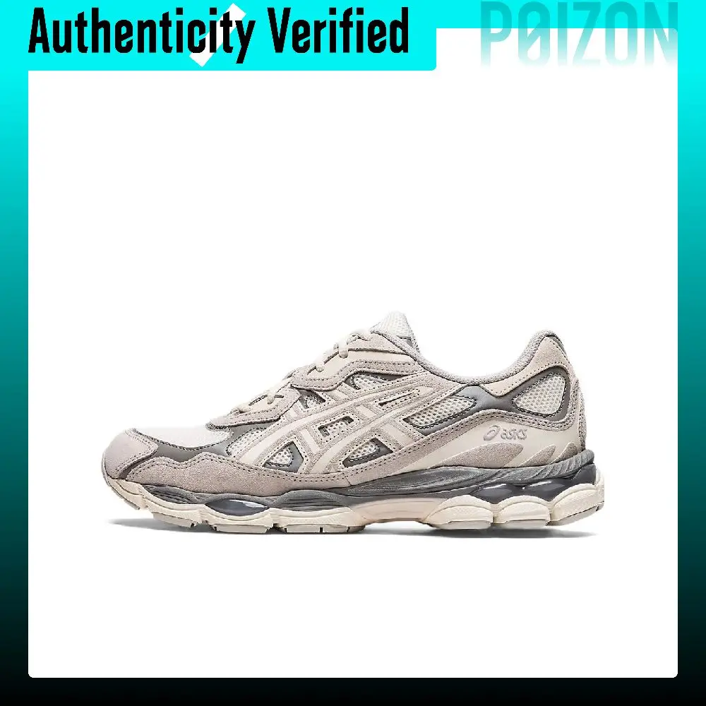 ASICS GEL NYC Abrasion Resistant Slip Resistant Low top Casual Shoes Unisex Beige Gray 1201A789-103