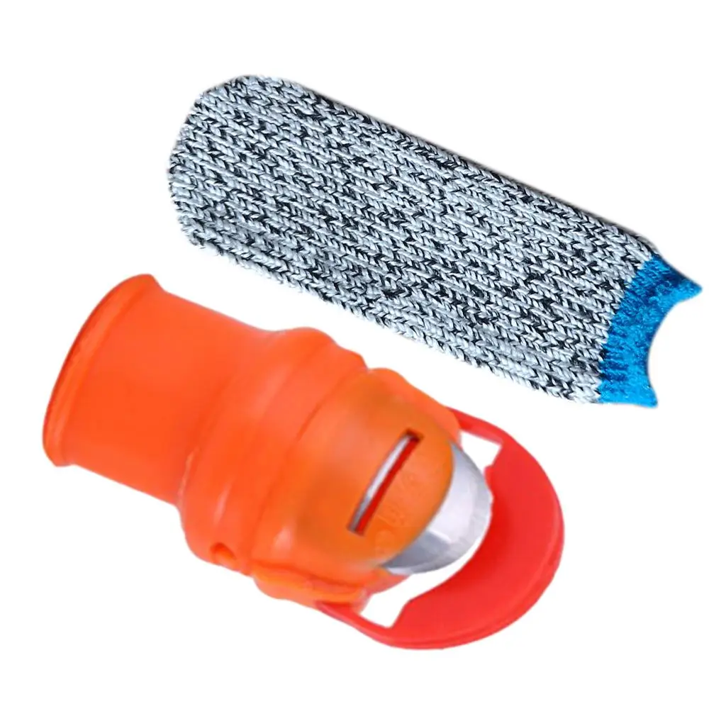 Garden Remover Reaping Tool with Finger Cots Silicone Thumb Cutter Gardening Accessory for Home Orchard Harvest Helper