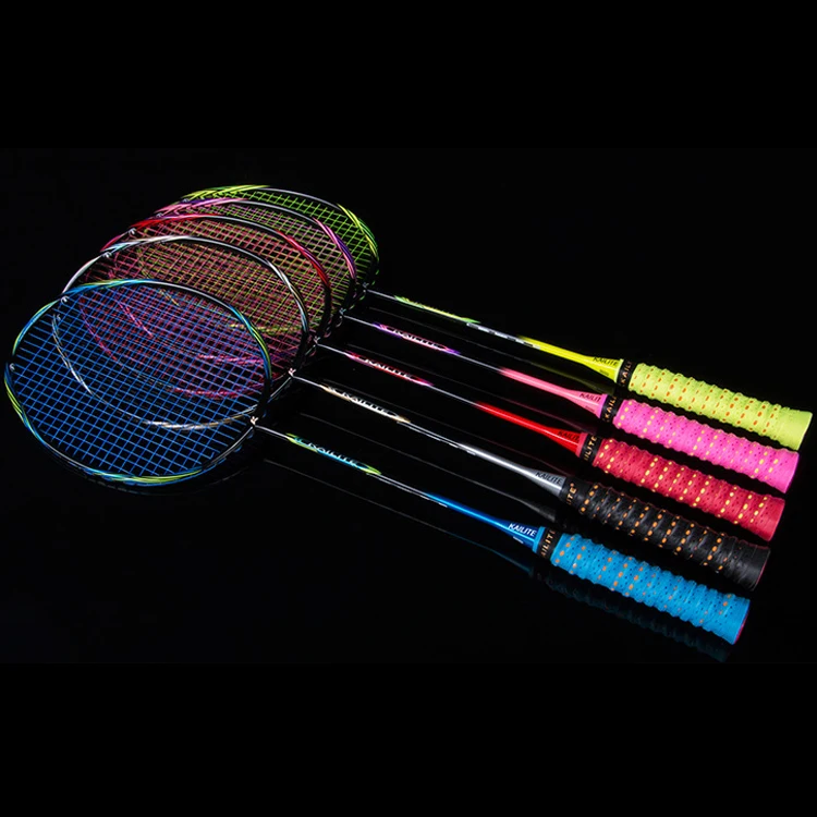 

2025 Professional Full Carbon Fiber Badminton Rackets 8U Tension 22-35LBS Training Racket