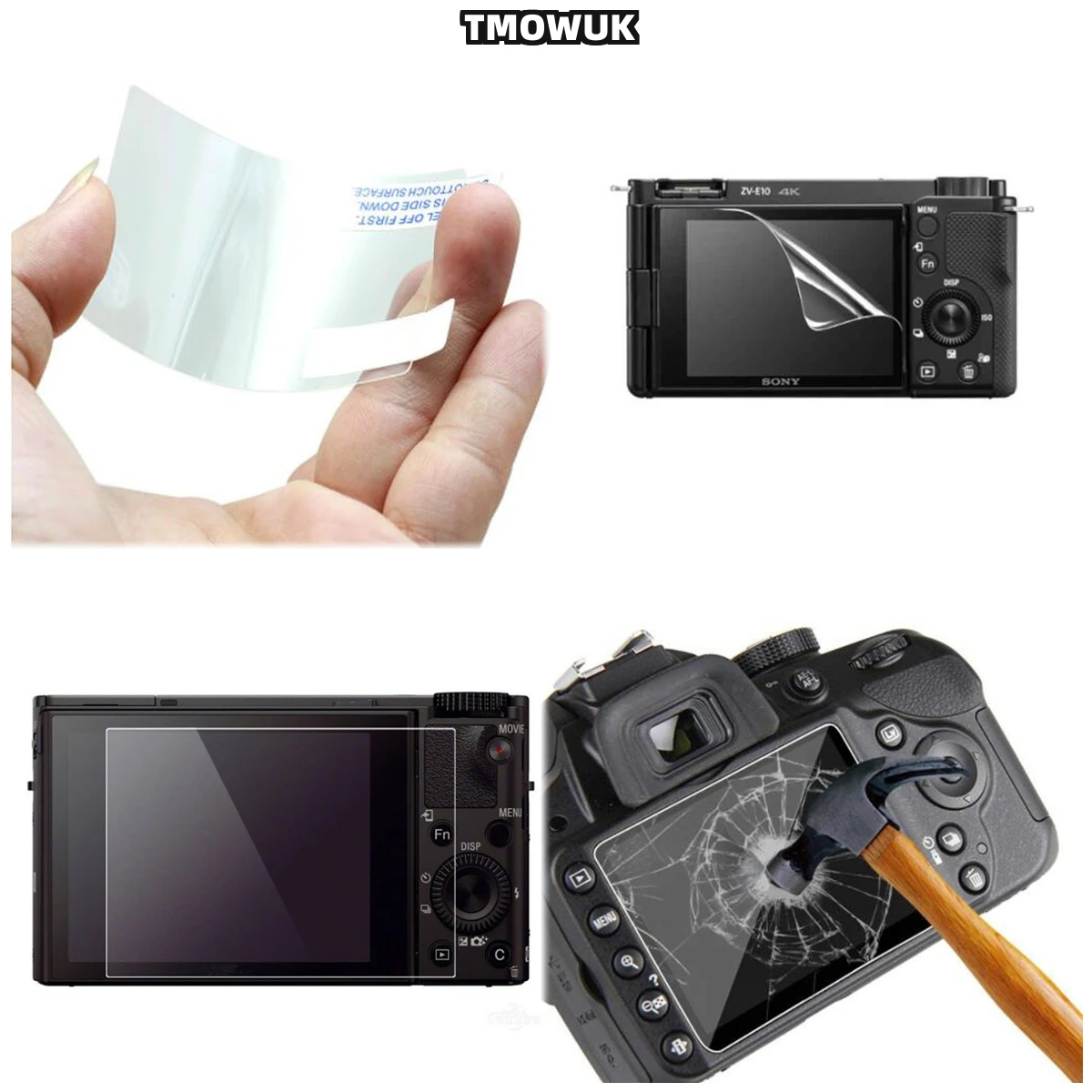 

For RX100 RX100IV RX100VII A9 A9II Anti-Scratch Tempered Glass Screen Protector LCD Film 9H Hardness HD Clear