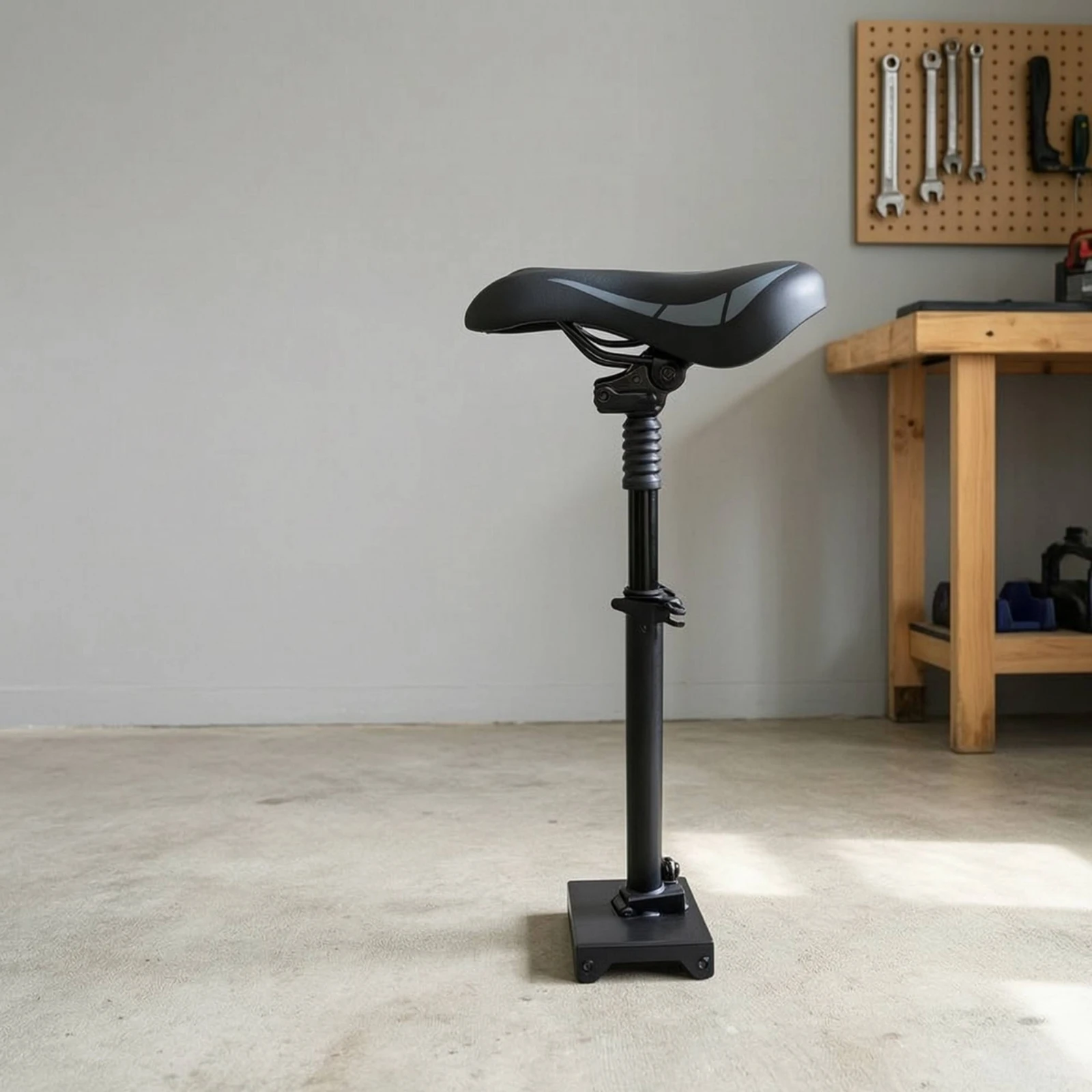 Scooter Seat Assembly Shock-Absorbing Scooter Seat with Suspension Accessory Quick-Install Comfortable for Commuters