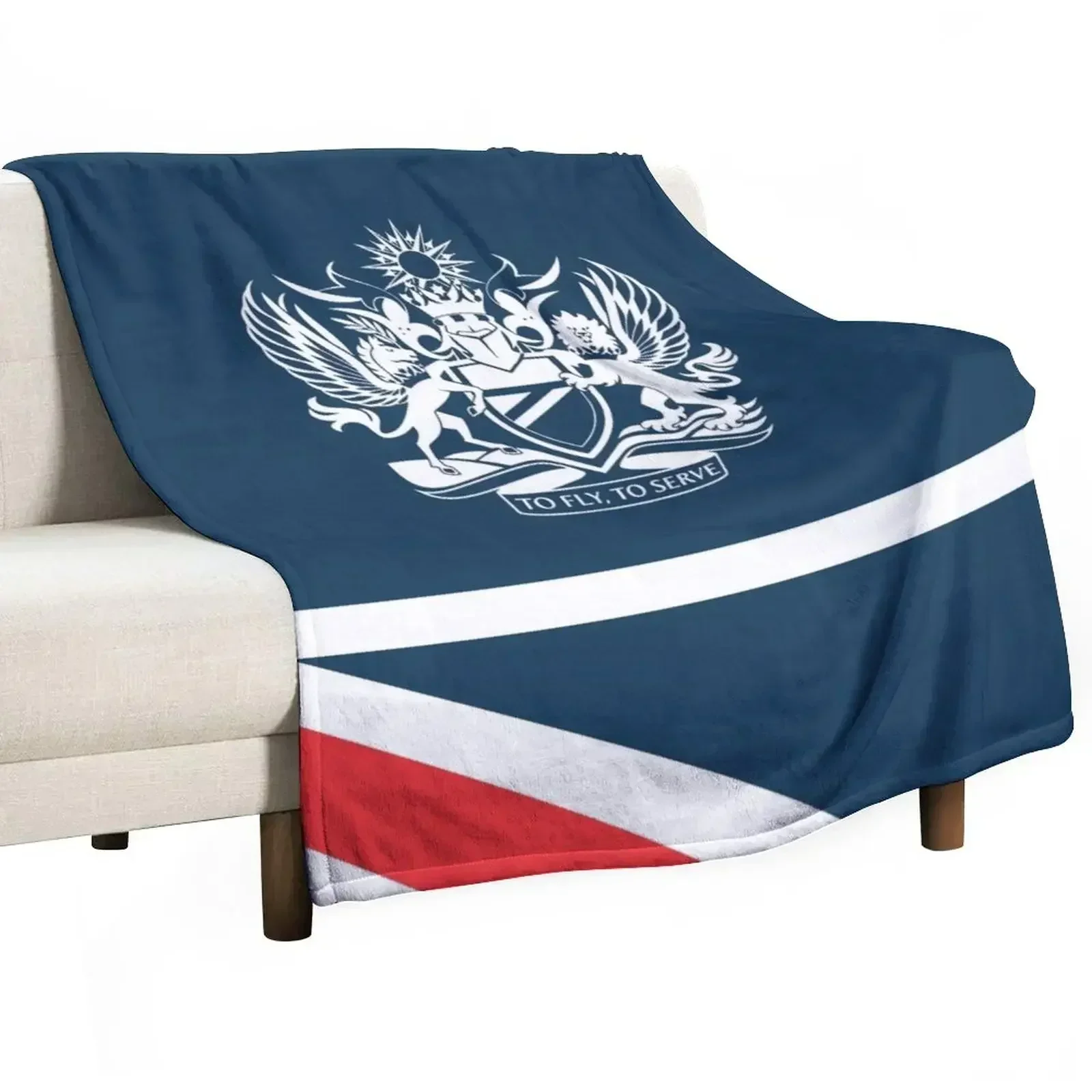 British Airways Landor Livery Throw Blanket Travel Flannel Fabric cosplay anime Shaggy Decorative Beds Sofa Throw Blankets