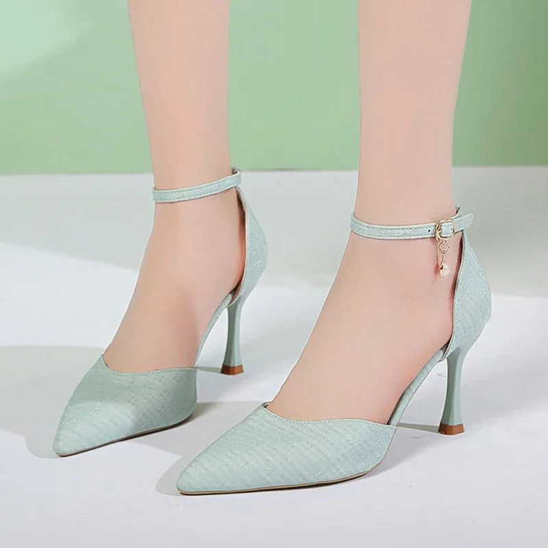 Rinse-Escarpins à talons aiguilles pointus pour femmes, chaussures de soirée à talons super hauts, perle élégante, Parker, sexy