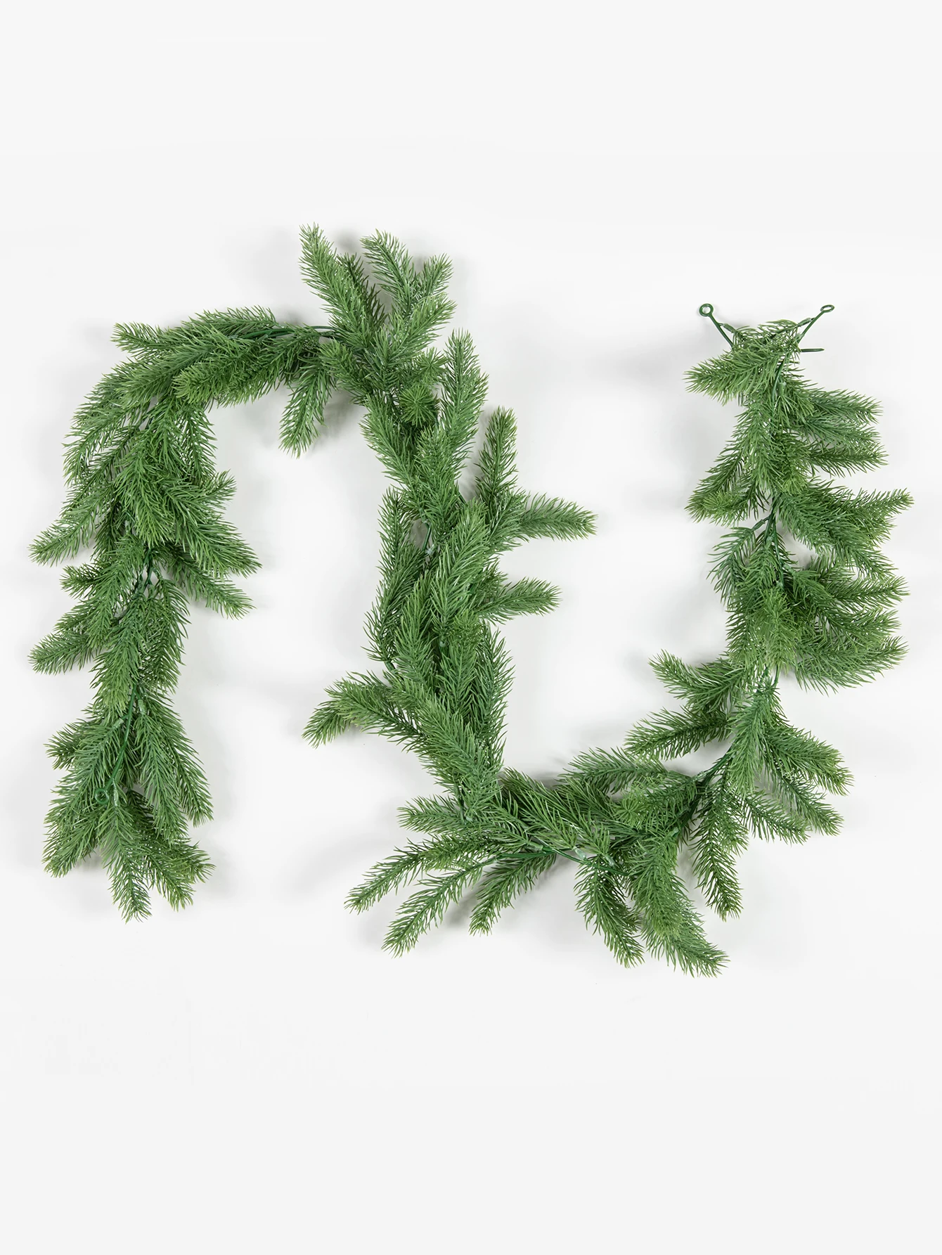 72-Mesh-Kunstpflanzen, grüne Kiefernnadel, Weinrebe, Weihnachtsbaumdekoration, Gartenwand im Freien, Zuhause, Brett, Festival, Party, Hochzeit, Diy – Detail 5