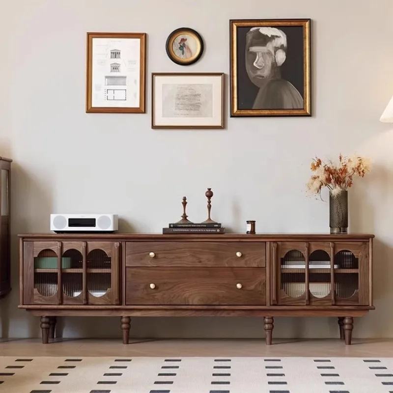 Black walnut logs modern, minimalist storage lockers