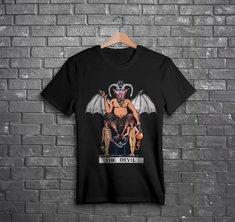 

Devil Tarot Shirt - Gothic Witchy