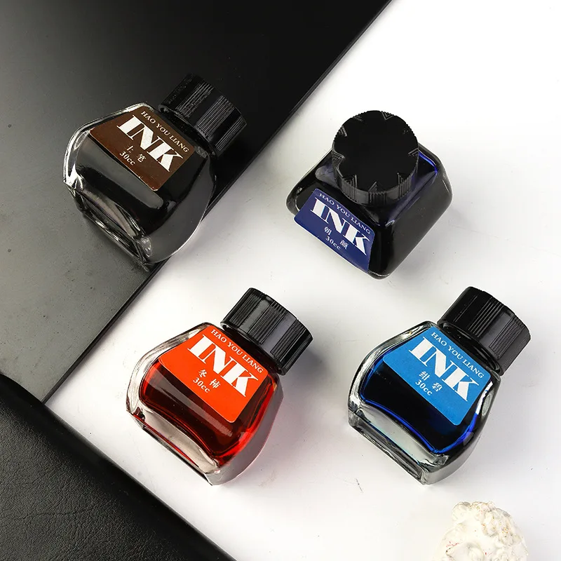 30cc Drawink Ink 16 Colours Ink Dye Type Non-Carbon Non-Clogging Fountain Pen Ink Coloured Ink Fountain Pen Light Colour Ink - view 5