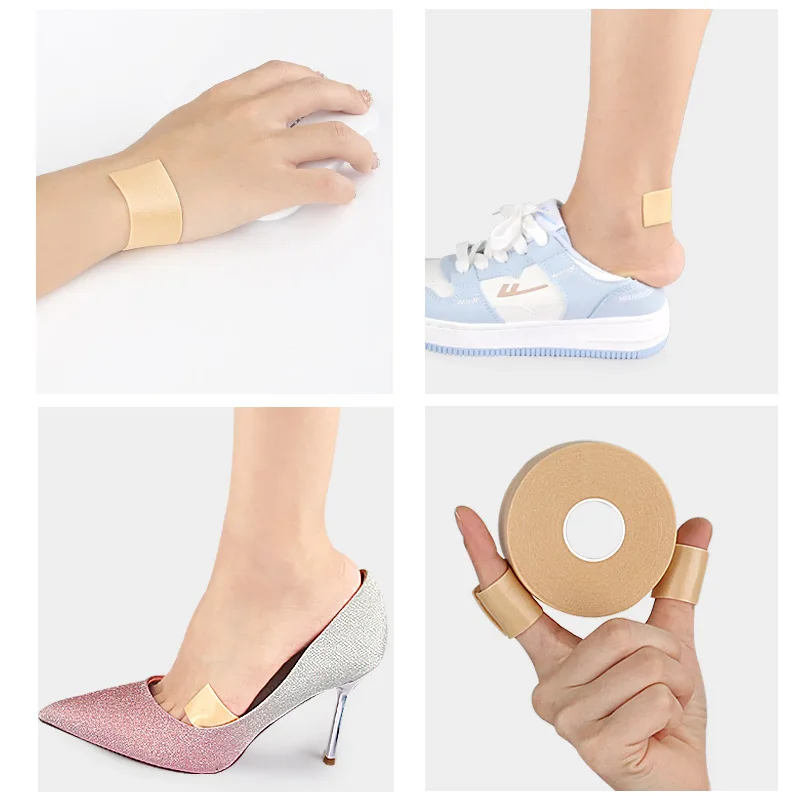 1/100Pcs 4.5M Silicone Gel Heel Cushion Protector Foot Care Women Shoe Pads Insert Insole Sticker Useful Heel Protector Cushion