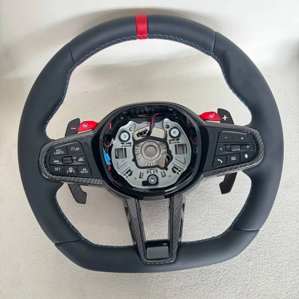 Carbon Fiber CS Steering Wheel For BMW M40i M340i M135i X3 X4 X5 X6 G02 G05 G06 G20 G21 G22 G26 G29 G80 G81 G82 G87 F40 F44