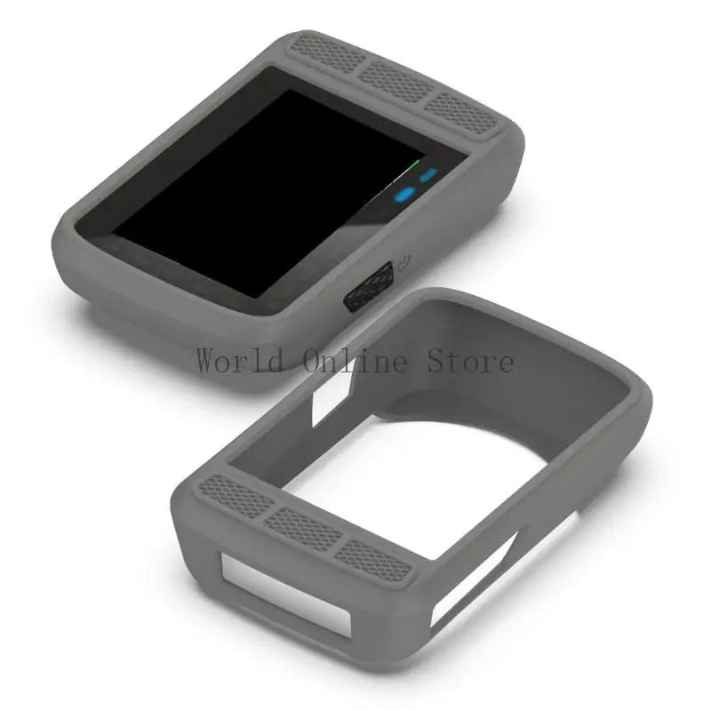 Custodia silicone resistenza all'impatto per ELEMNT ROAM2 Cicling Schermo Protector Meccanismo rilascio rapido