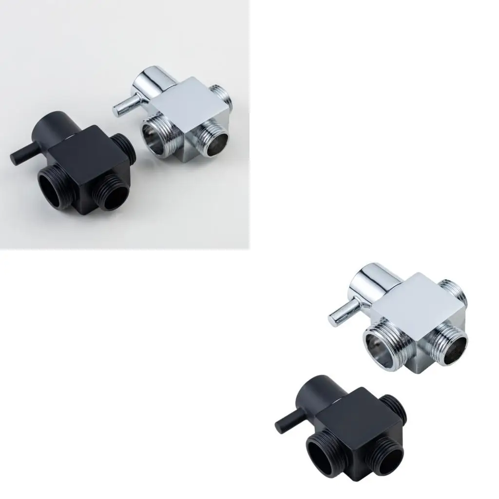 

652F Corrosion Resistant Diverter Valves Brass Shower Switchers Simple Installation