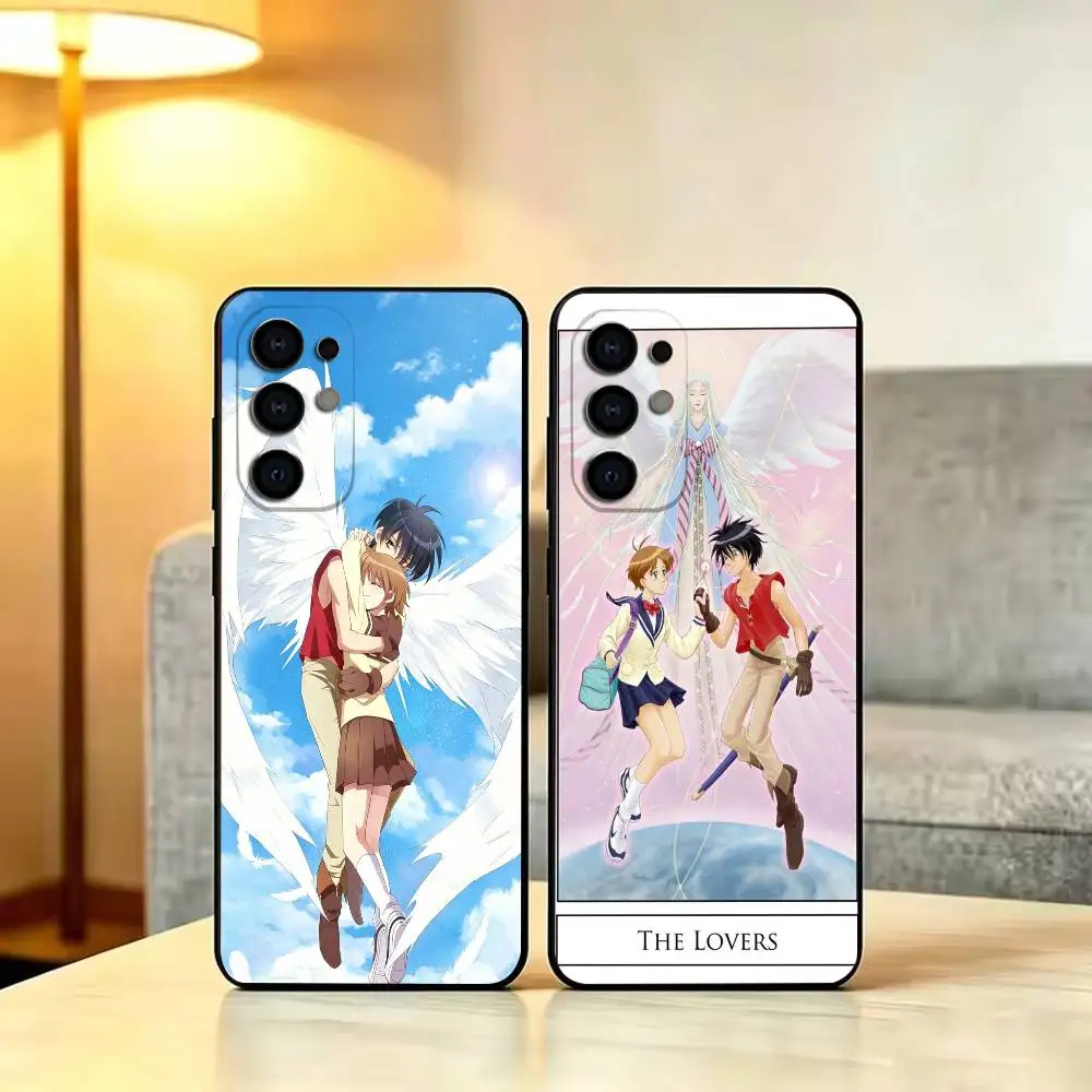 Anime The Vision of Escaflowne Phone Case For Samsung S 25,24,23,22,30,21,10,9,Ultra,Plus,Lite,FE,4,5 G Black Silicone Case