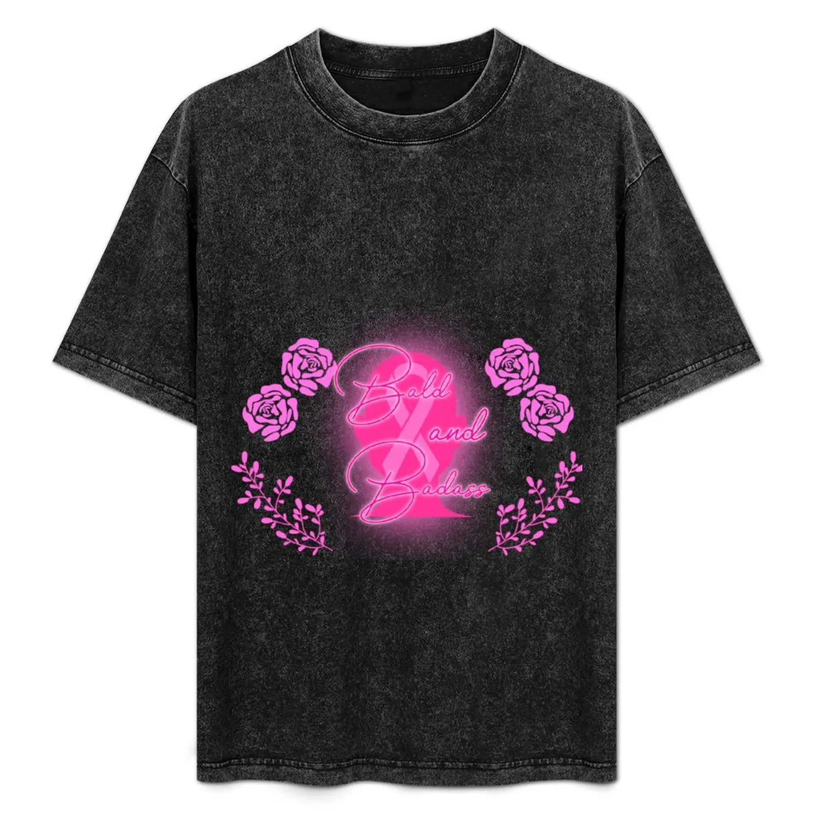 

Bald and Badass T-Shirt Casual Soft Cotton Short Sleeve Tee