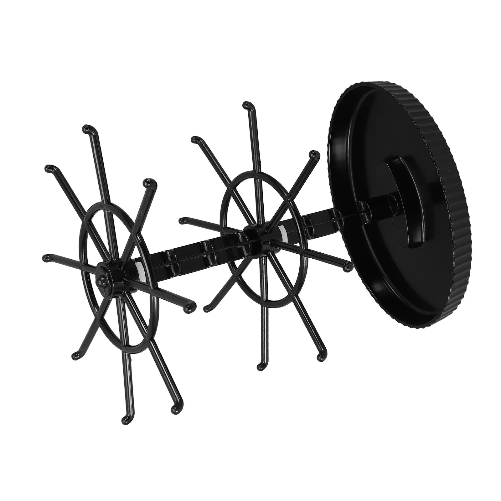 

Rotating Necklace Organizer Stand 2 Tier Jewelry Display Rack Holder Tower Tabletop Necklace Bracelet Storage Stand