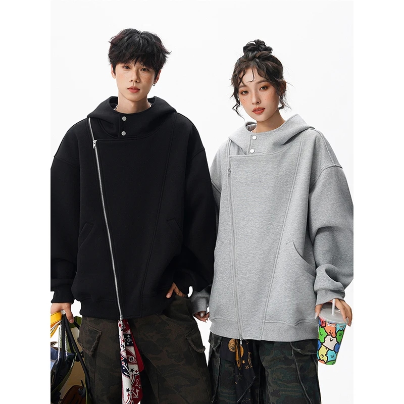 

Весенне-осенняя велосипедная спортивная ветрозащитная дышащая куртка с капюшоном, модная трендовая однотонная универсальная простая натуральная куртка для пар