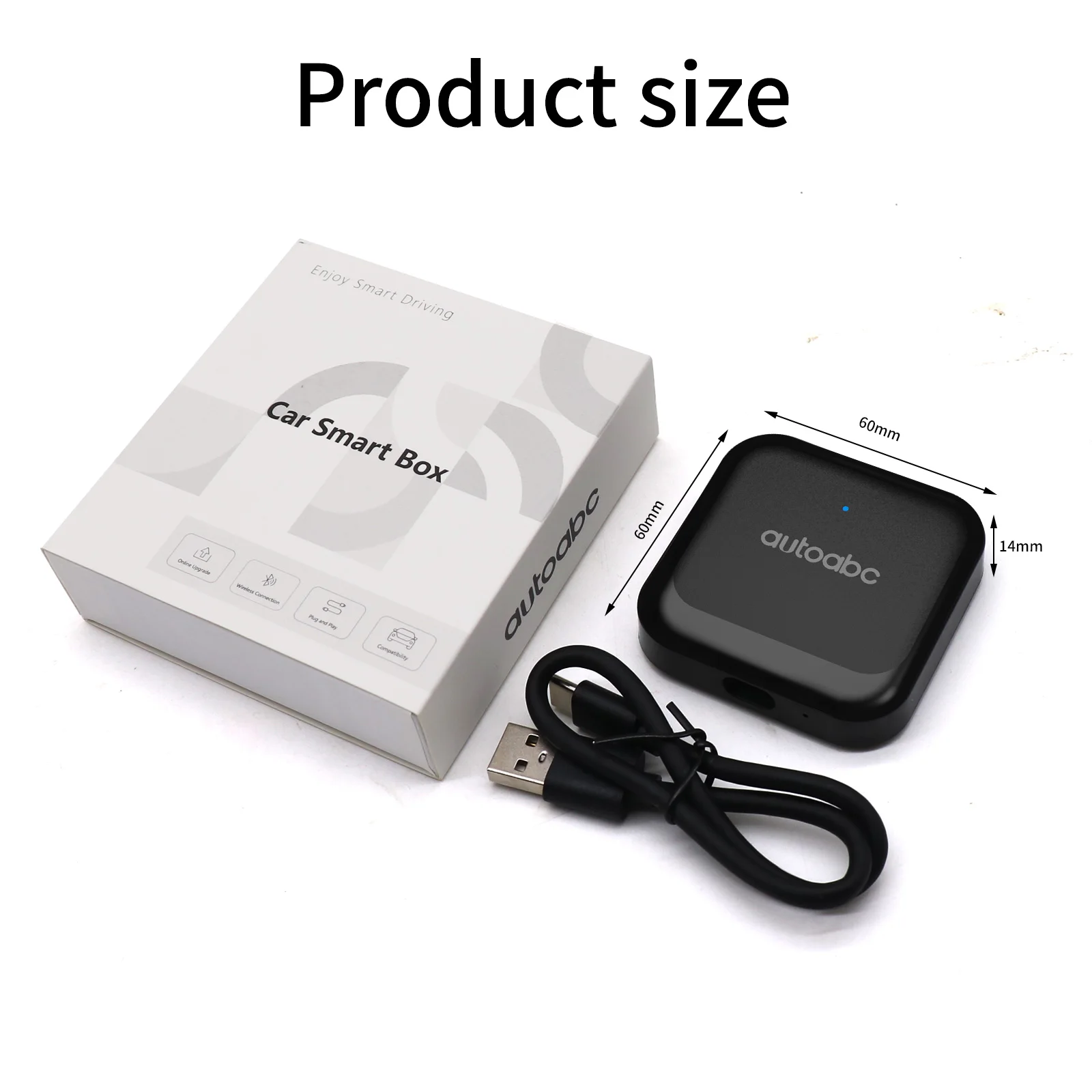 Plug&Play Carbitlink Smartlink Phonelink Adapter Apple/Wireless CarPlay Android Auto Dongle Box Jetour TV Box Android 1 Year