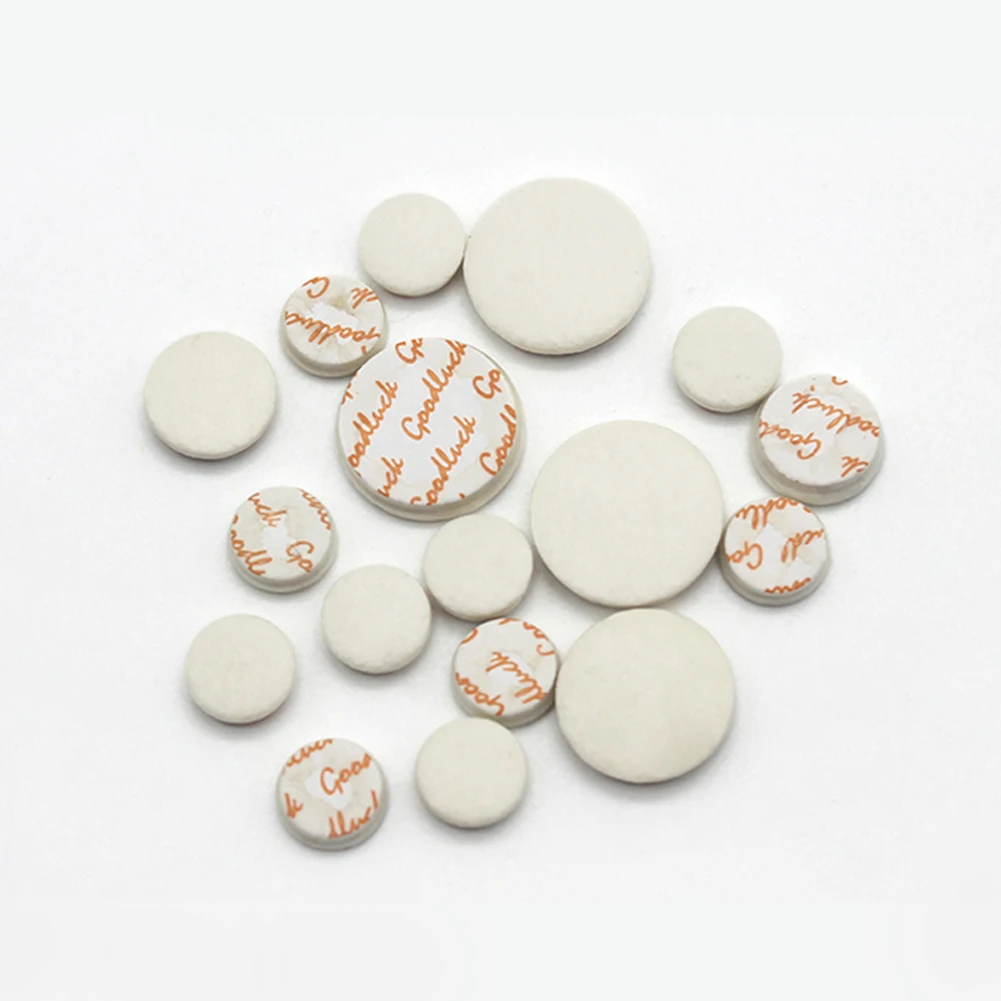 17 Piece Clarinet Pad Replacement Kit for Bb Clarinet Including For Pads for Treble Drop B and Tuning Hole Applications