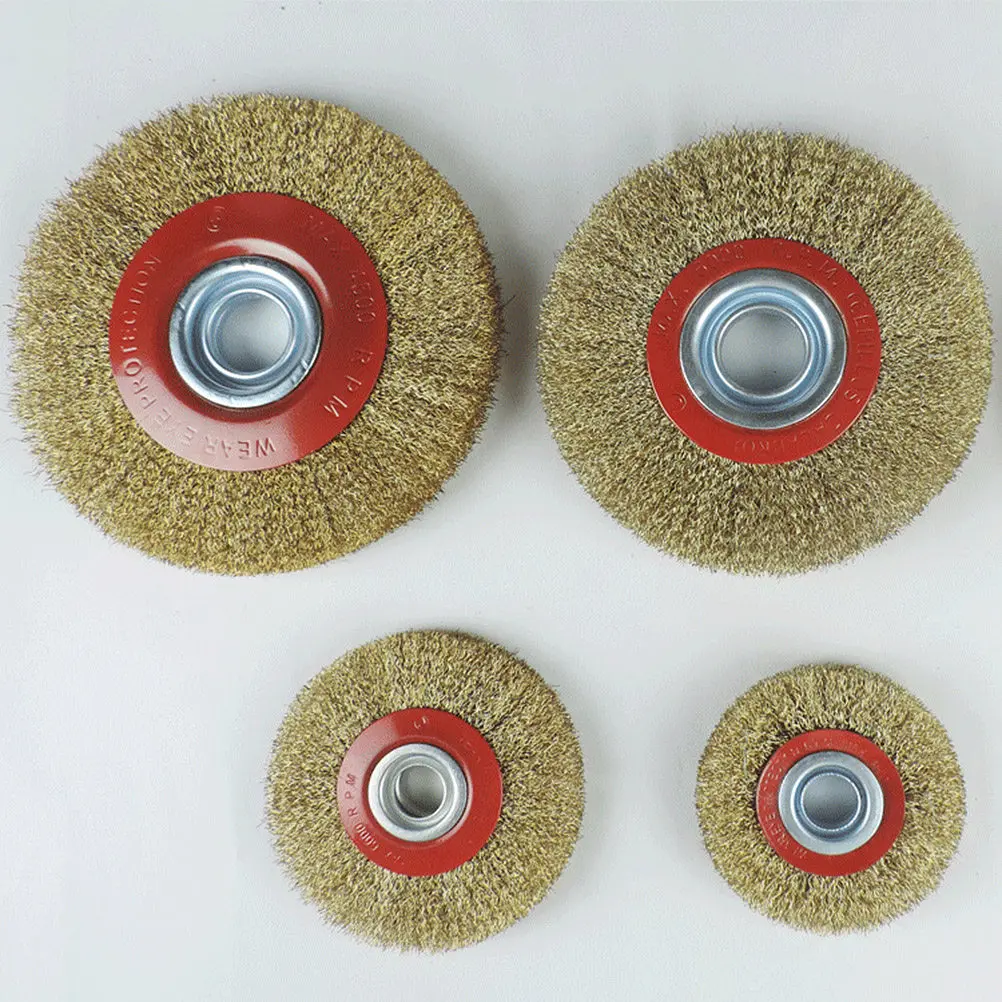 

Высокоэффективная стальная проволочная щетка для роторных инструментов, электродрелей и фрезерных станков для удаления ржавчины, оксидов и полировки