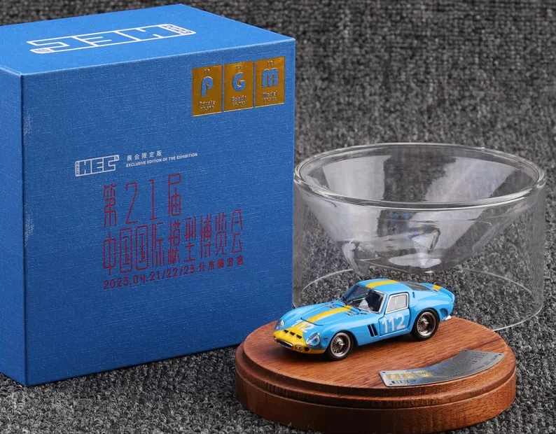 

PGM 1:64 250GTO 112 # демонстрационная версия, ограниченная серия, все открытые металлические статические модели автомобиля из сплава, игрушка в подарок