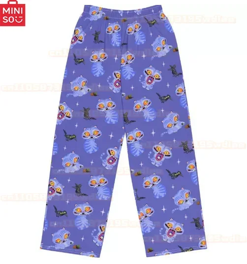 MINISO 2025 летние футболки, брюки для девочек, костюм охотника на демонов на Хэллоуин, сценический наряд Mira Rumi Zoey, комплект одежды для девочек