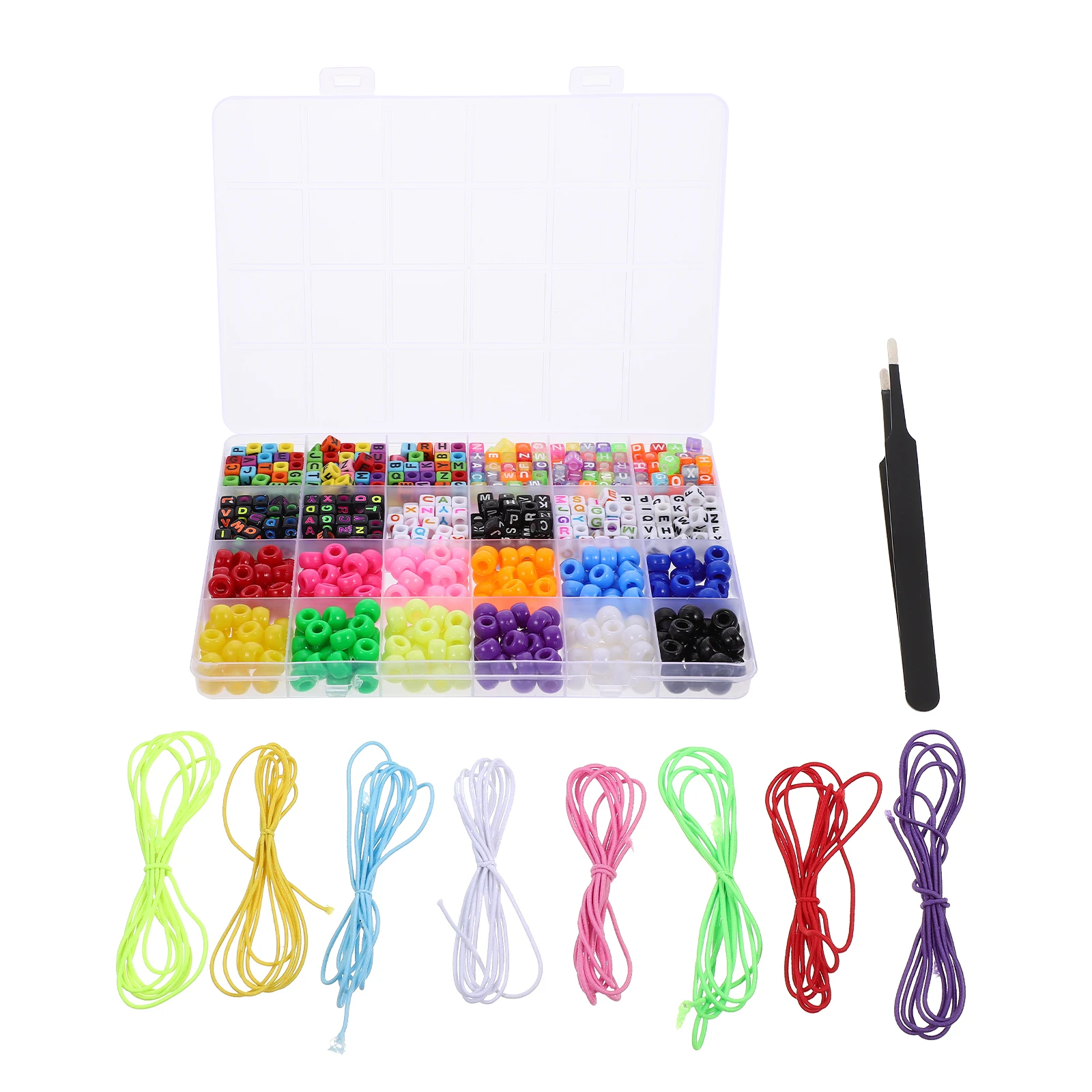 

1 set 1 Set Alphabet Beads Diy Craft Jewelry Decor Plastic Loose Bead Diy Jewelry Accessory Kit Wedding Decoration Gift