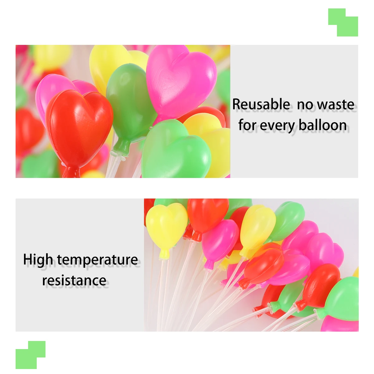 

10 PCS Birthday Ballons Balloons for Cake Decorating Love Toppers Picks Cakes Decorations Baby