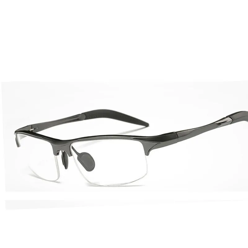 Aluminum Men Eyeglasses Fashion Myopia Optical Computer Glasses Frame Brand Design Plain Eye glasses retro de grau femininos