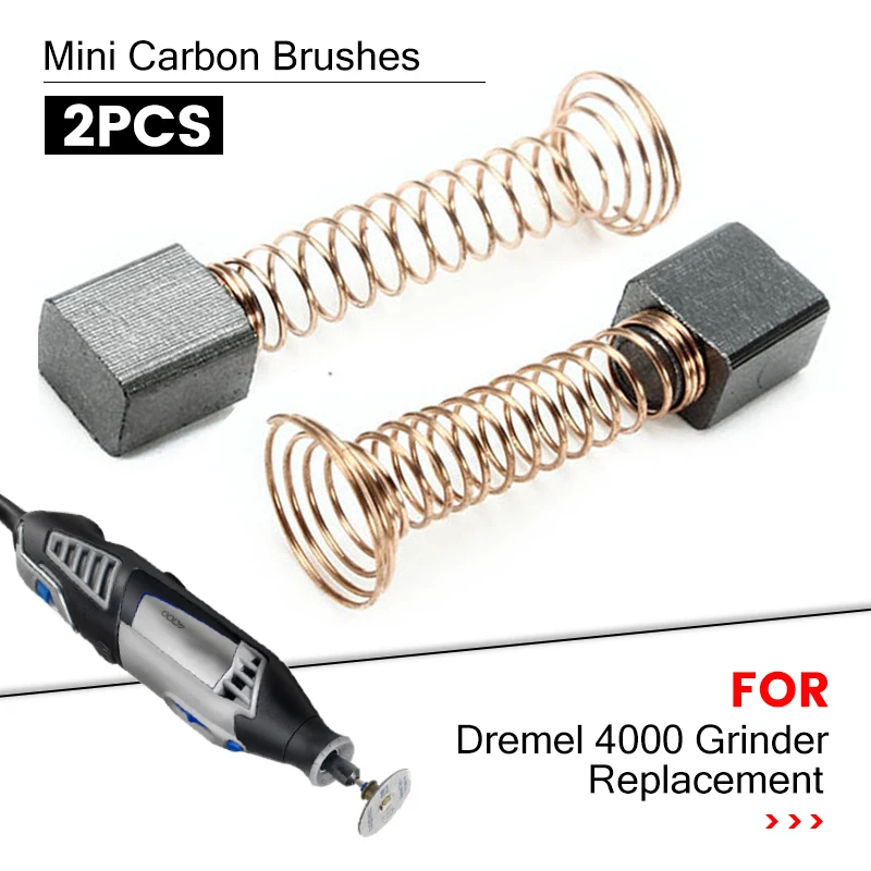 

2/10pcs Mini Carbon Brushes 6.3x4.8x8.4mm Repairing Part Carbon Brush Rotary Tool Accessory For Dremel 4000 Grinder Replacement