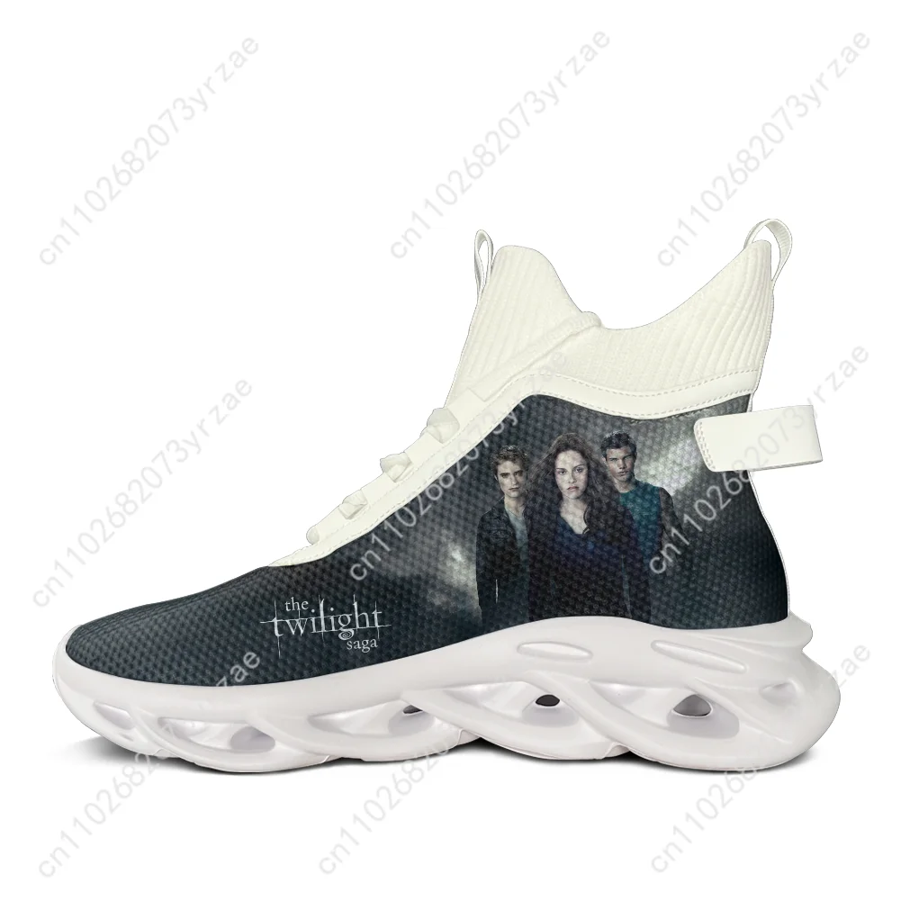 The Twilight Saga High Top Flats Sneakers Uomo Donna Adolescente Sneaker Scarpa casual personalizzata di alta qualità Scarpe su misura