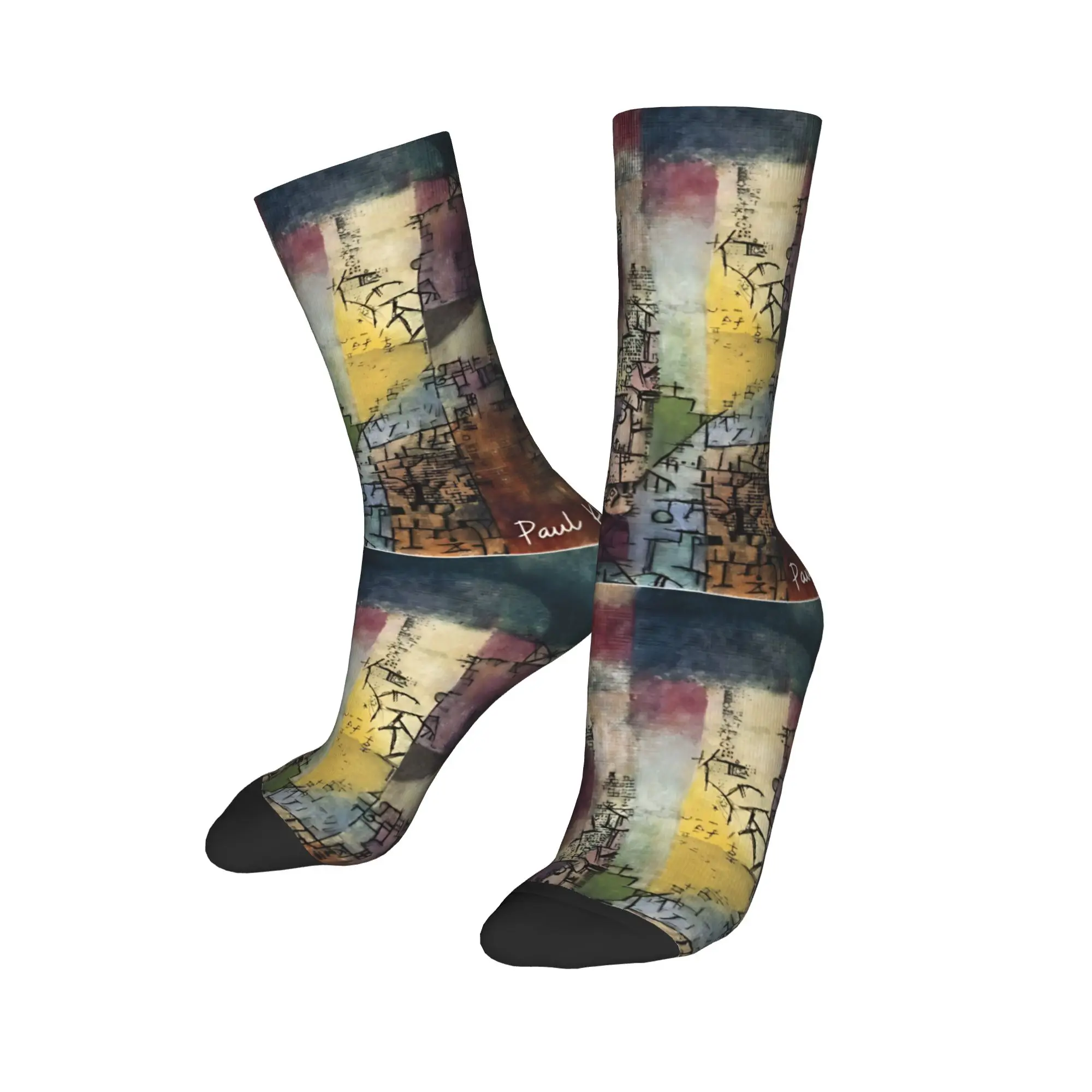Paul Klee The Hour Before One Night  Socks Men's Women's Polyester Fashion  Socks Harajuku Spring Summer Autumn Tube Socks