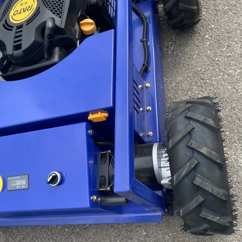 Self-Propelled Robot Lawn Mower Euro V Emission Remote Controlled Customizable Lawn Care Equipment CE Certified