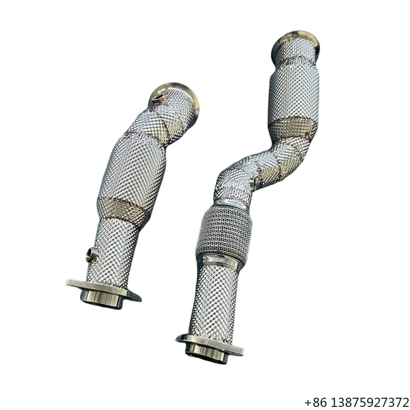 

Exhaust Pipe System Front Section Pipe Process for S58 M3 G80/M4 G82/M2 G87 3.0T High Flow Catted Downpipe Exhaust
