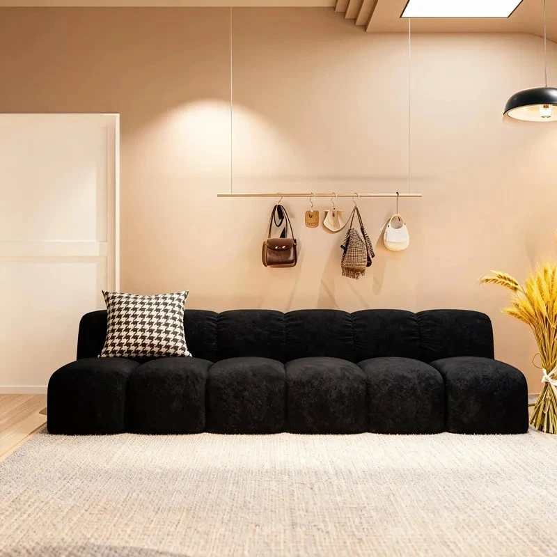 #Designer Modern Living Room Sofa Lounge Minimalist Replica Apartment Elegant Hallway Sofas Designer Muebles Trendy Furniture