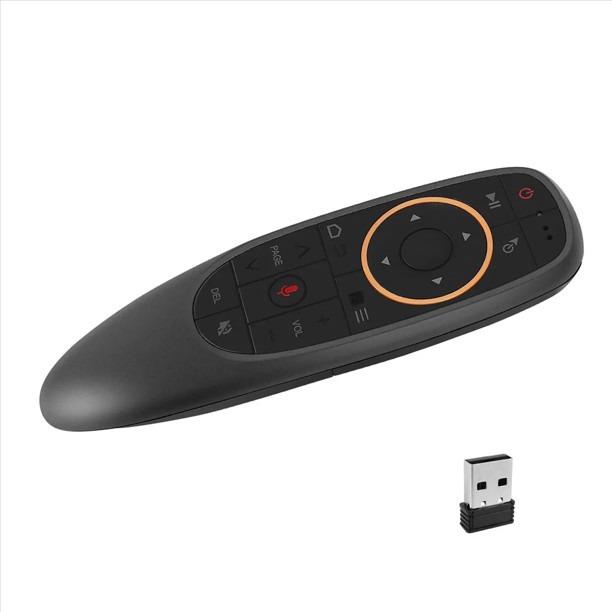 G10S Air Mouse Remote Control Suara 2.4G Penerima USB untuk Android TV BOX PC Sensor Gyro Mini Nirkabel Smart Remote