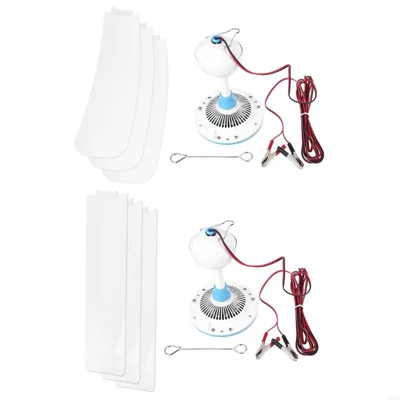 

3 лезвия 36 "молчаливый 12 В потолочный вентилятор подвесной вентилятор с 4,5 м для кемпинга палатка на открытом воздухе нет