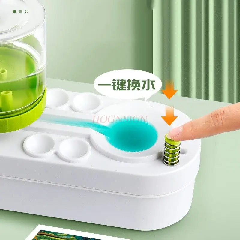 1pcs Brush washing machine, automatic water change toilet, pen holder, divine tool for watercolor painting and brush washing