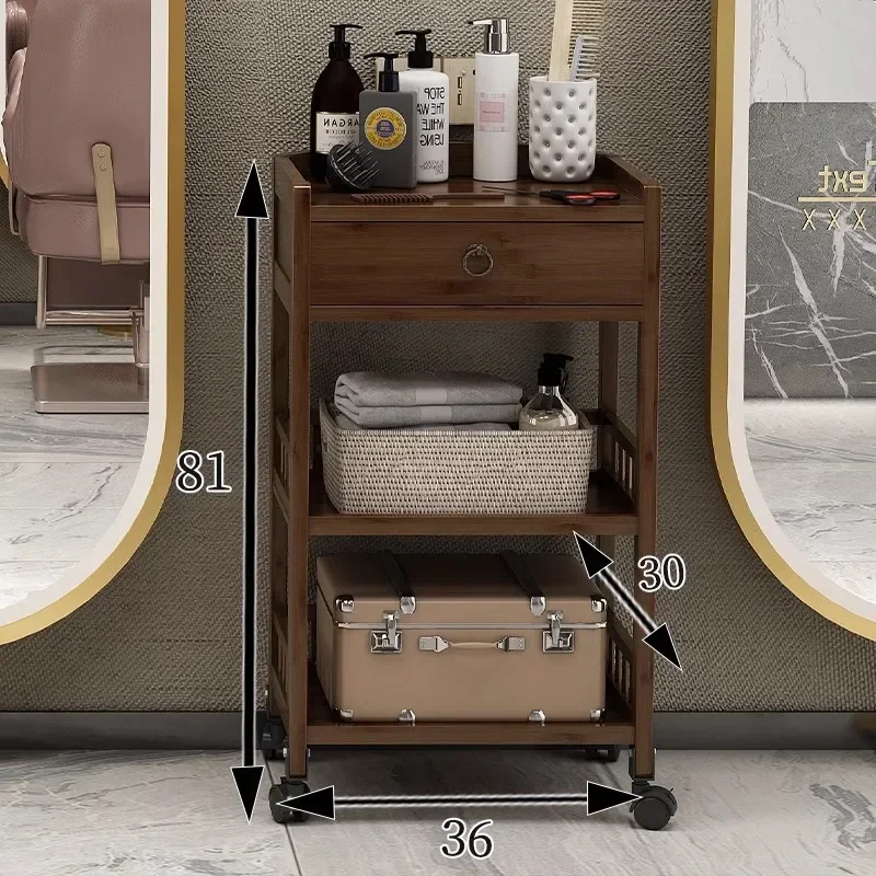 Storage Beauty Salon Trolley Cosmetic Hairdresser Makeup Salon Trolley Medical Hospital Carrello Con Ruote Furniture ZT50ST