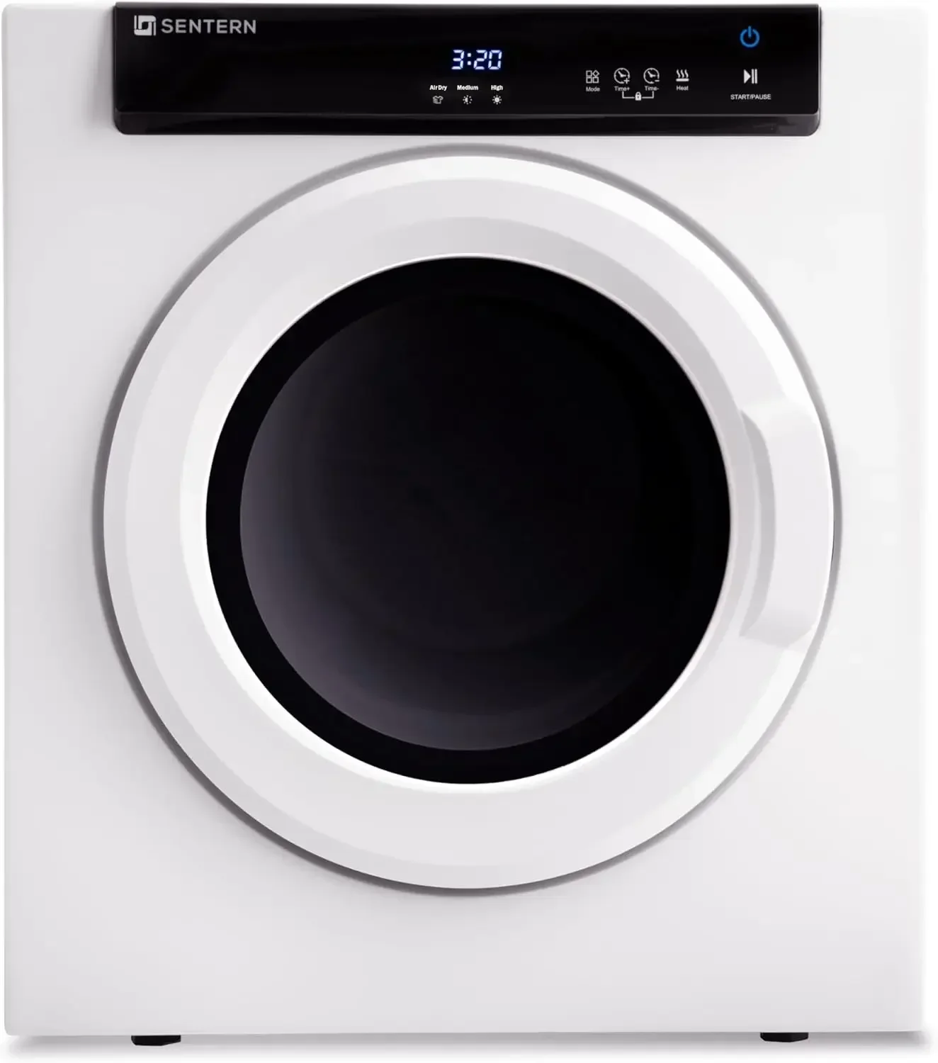 Sentern Electric Portable Clothes Dryer, Front Load Compact Tumble Laundry Dryer with Touch Screen Panel