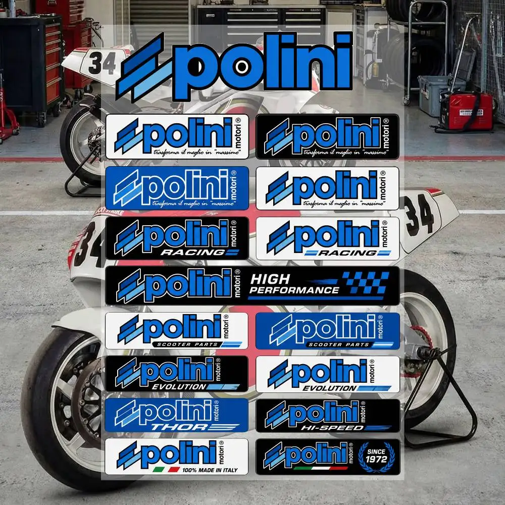 P-olini Ästhetische Graffiti Wasserfeste PVC-Aufkleber für Auto Motorrad Skateboard Helm Notizbuch