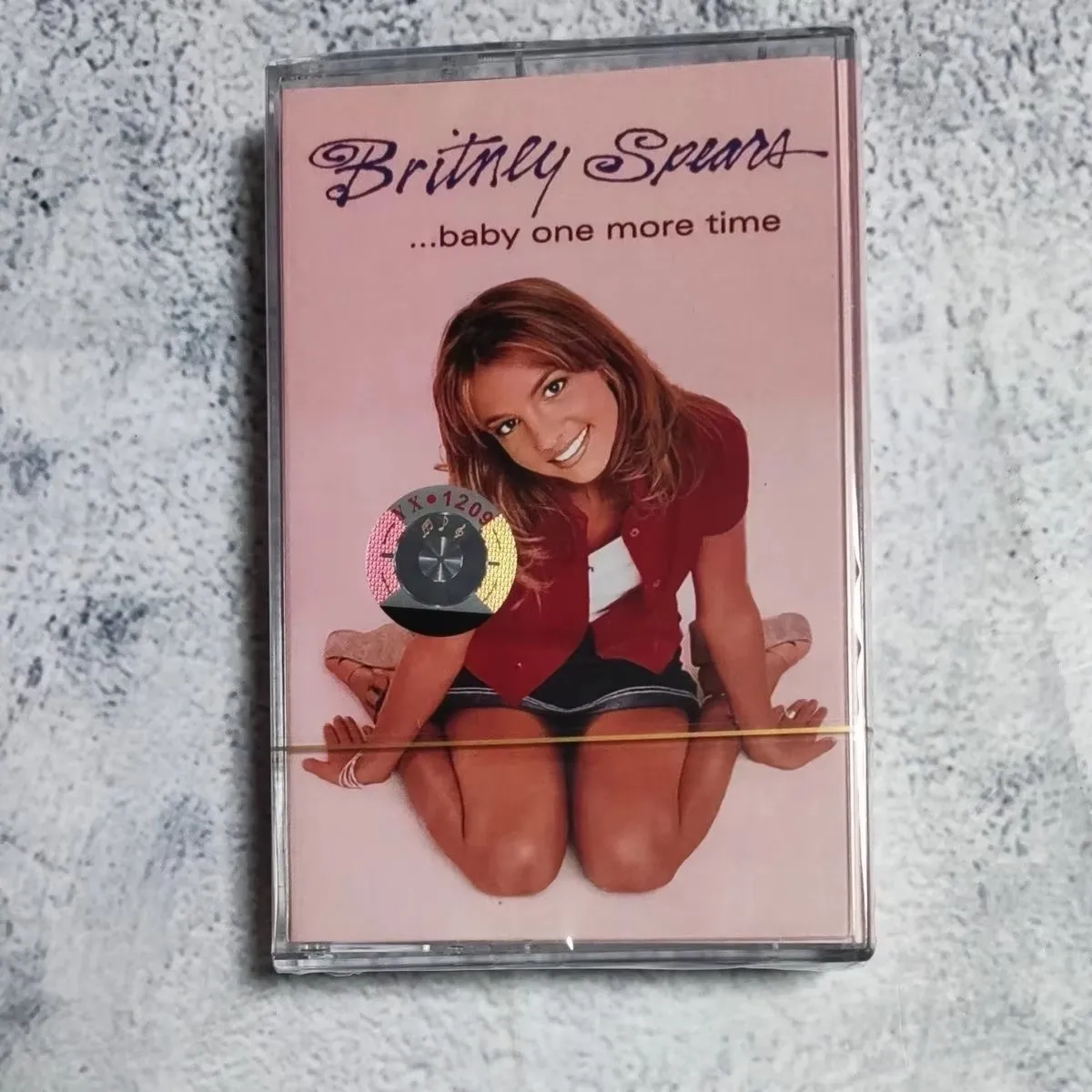 Teen pop Britney Spears cinta musical bebé una más tiempo álbum casetes Cosplay Walkman grabadora coche insonoriza caja fiesta música
