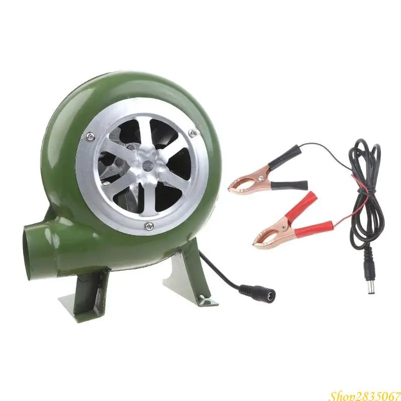 Ventilateur cuisson pour Barbecue, 12V, pour pique-nique en plein Air, Camping, feu 831F