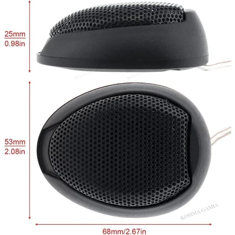 1 Pair 1000W Car Audio Tweeter Waterproof Super Power Noise Reduction Hifi Car Speaker High Frequency Horn For Vehicle Auto