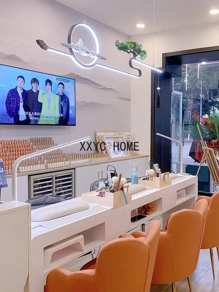 

Роскошные профессиональные столы для ногтей Дизайнерские ногти Современный маникюрный стол Туалетный столик для хранения Деревянная мебель для маникюра Mesa